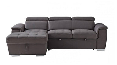 Carina 2 Seater Sofa Bed with Left Chaise - Graphite