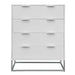 Larkspur Fluted 4 Drawer Tallboy