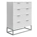 Larkspur Fluted 4 Drawer Tallboy