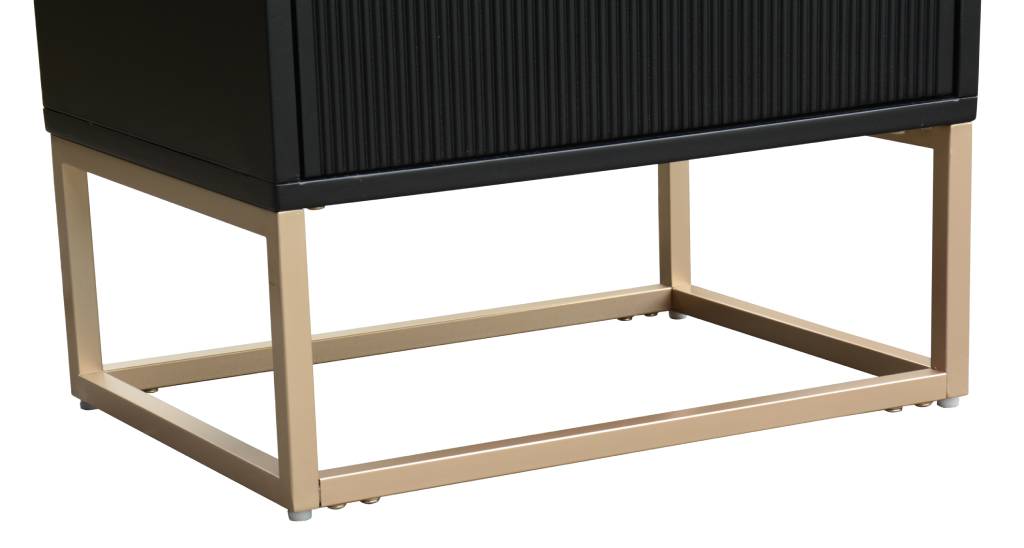 Larkspur Fluted 2 Drawer Bedside Table