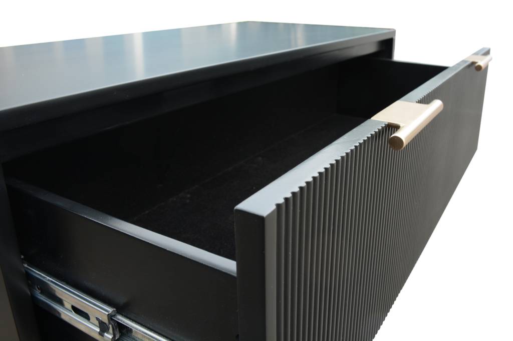 Larkspur Fluted 4 Drawer Tallboy