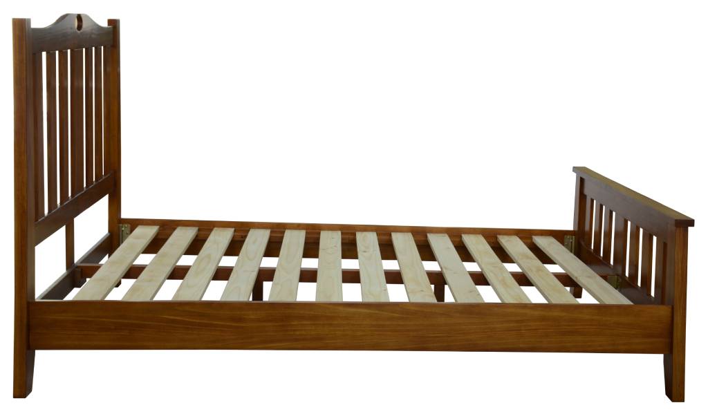 Fairhaven Pine King Bed - Blackwood