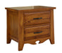 Fairhaven Pine Bedside Table - Blackwood