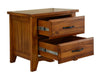 Fairhaven Pine Bedside Table - Blackwood
