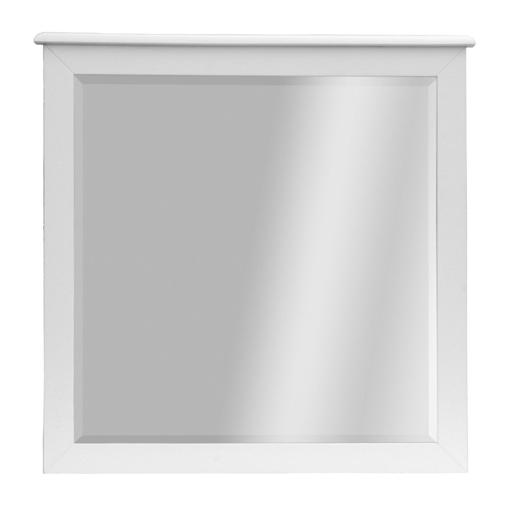 Hampton Wall Mirror - White
