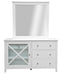 Hampton Dresser & Mirror Set - White