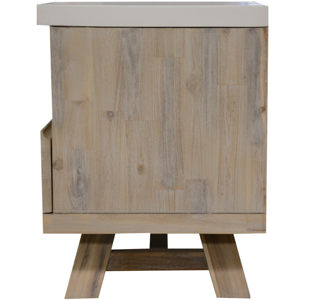 Concord 3 Drawer TV Unit - White Top