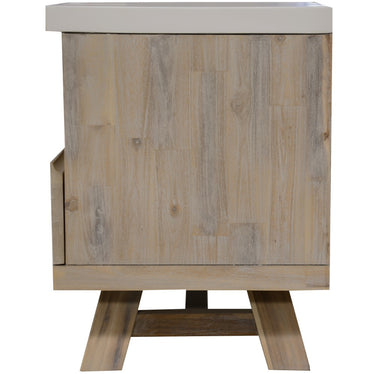 Concord 3 Drawer TV Unit - White Top