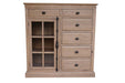 Provence 6 Drawer 1 Door Tallboy - Natural