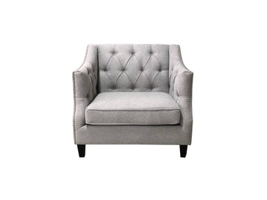 Stowe Quilted Armchair - Latte