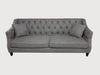 Stowe Quilted 3 Seater Sofa - Pewter