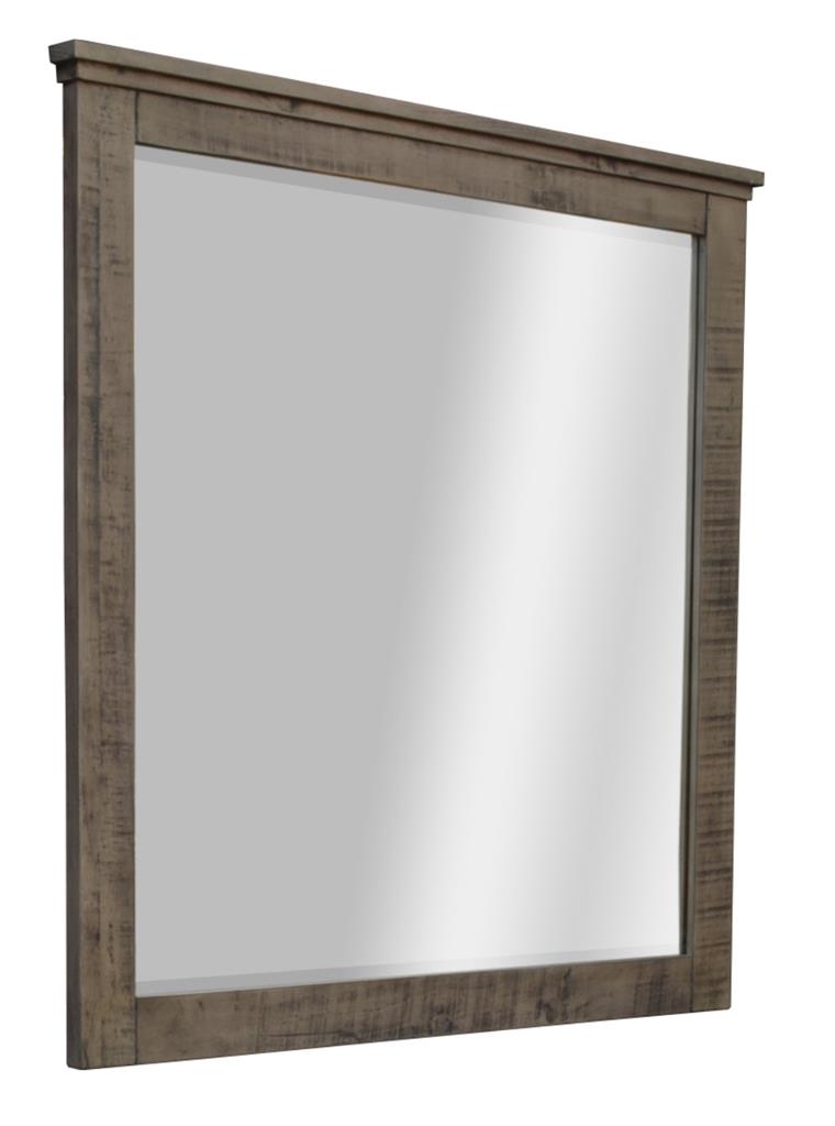 Ashgrove Wall Mirror 101cm - Grey