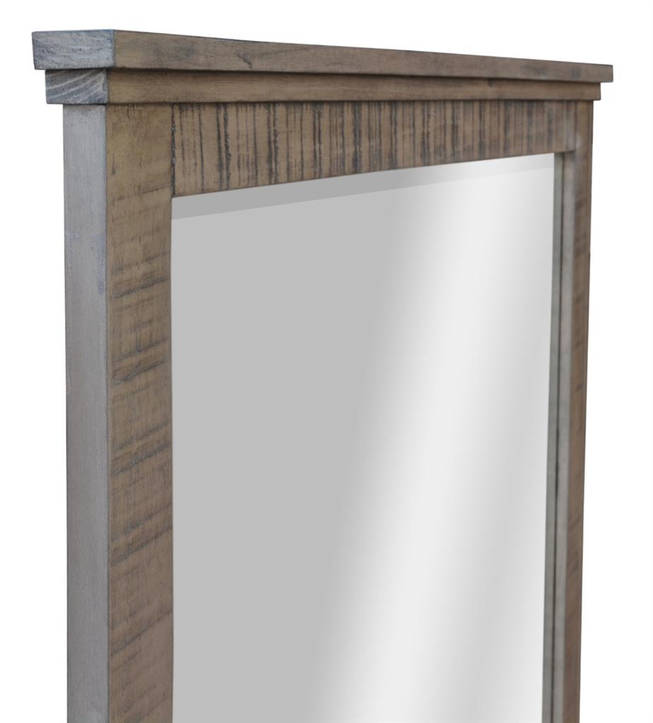 Ashgrove Wall Mirror 101cm - Grey