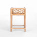 Cabana Rattan Bedside Table with Glass Top