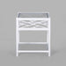 Cabana Rattan Bedside Table with Glass Top