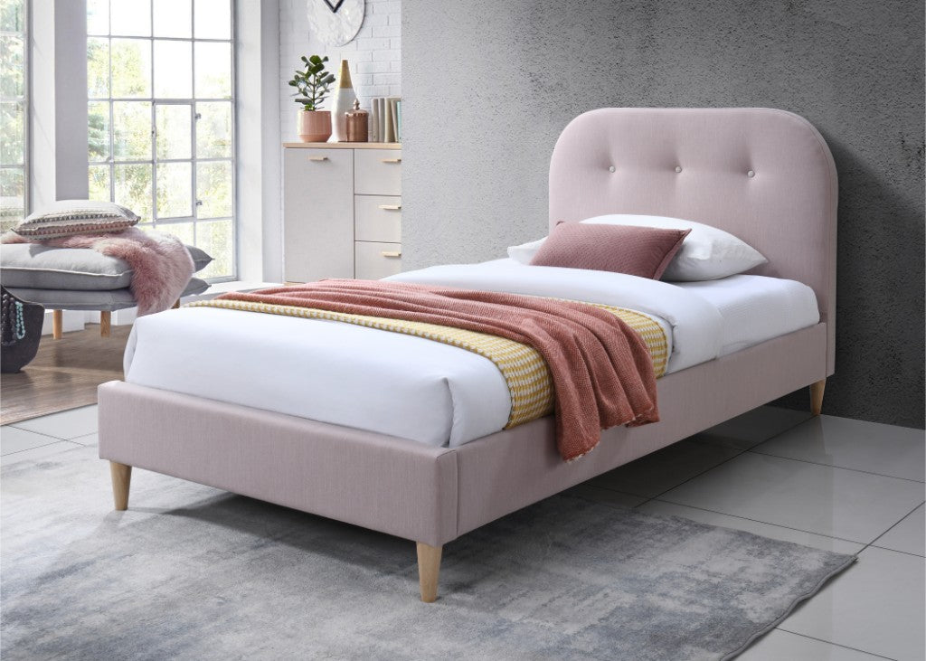 Poppy Arched Kids Single Bed - Pink