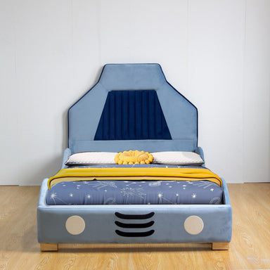 Racer Kids Car Bed - King Single - Blue