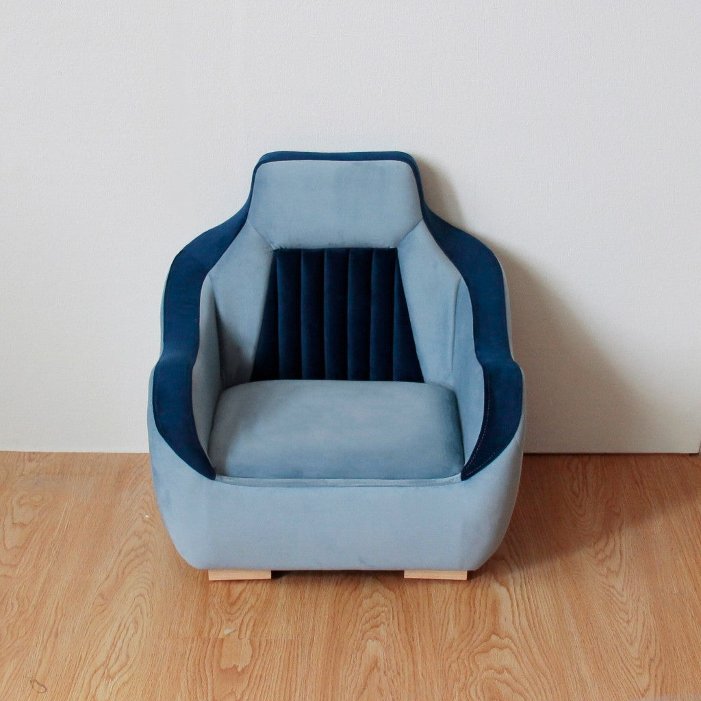 Racer Kids Armchair - Blue