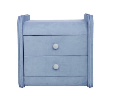 Racer Kids 2 Drawer Bedside Table - Blue