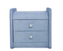 Racer Kids 2 Drawer Bedside Table - Blue