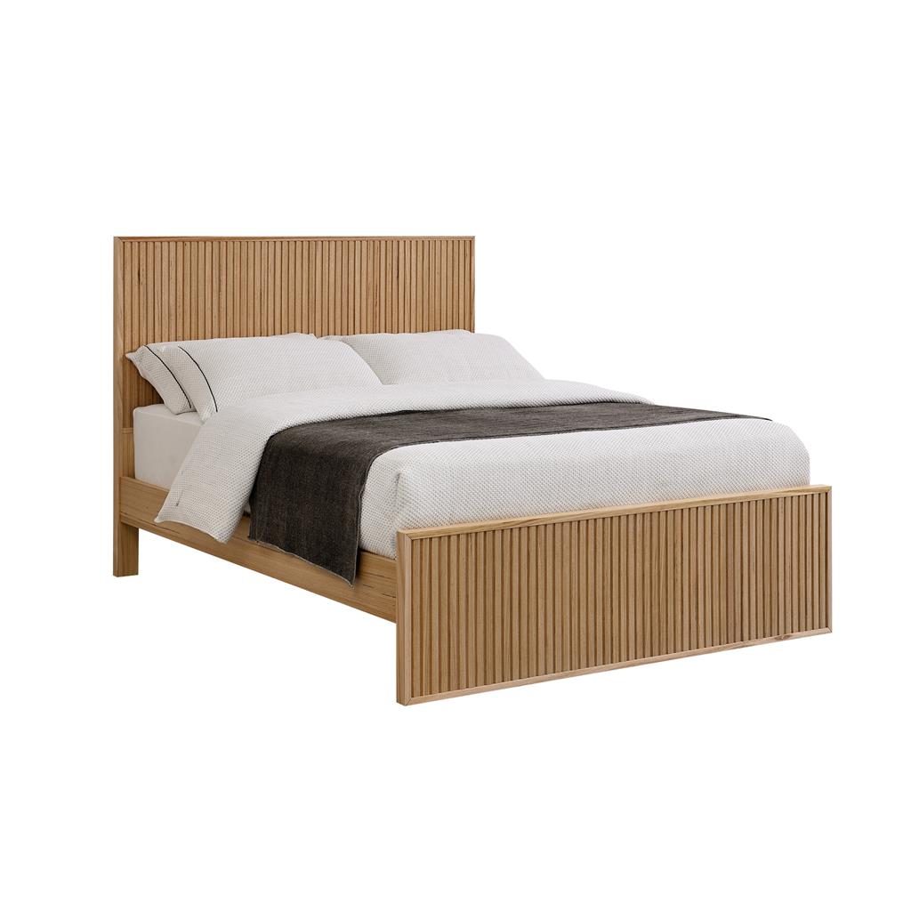 Larch Queen Bed - Natural