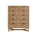 Larch 5 Drawer Tallboy - Natural