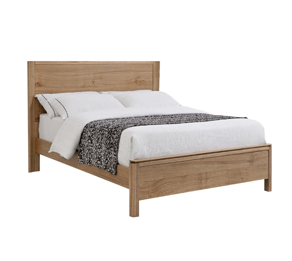Lunara Messmate Queen Bed - Light Smoke