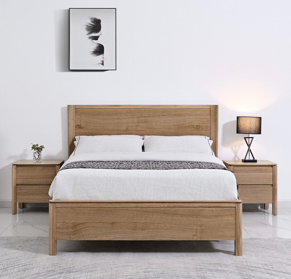 Lunara Messmate King Bed - Light Smoke