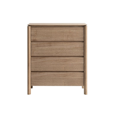Lunara 4 Drawer Tallboy - Light Smoke
