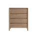 Lunara 4 Drawer Tallboy - Light Smoke