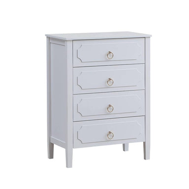 Mirabel 4 Drawer Tallboy - White
