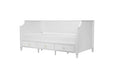 Mirabel 3 Drawer King Single Daybed - White