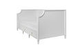 Mirabel 3 Drawer Single Daybed - White