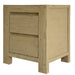 Kauri 2 Drawer Bedside Table - Smoke