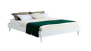 Lyra Low Profile King Single Bed Frame - White