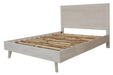 Paloma Queen Bed - Brushed White