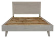 Paloma Double Bed - Brushed White