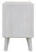 Paloma 2 Drawer Bedside Table - Brushed White