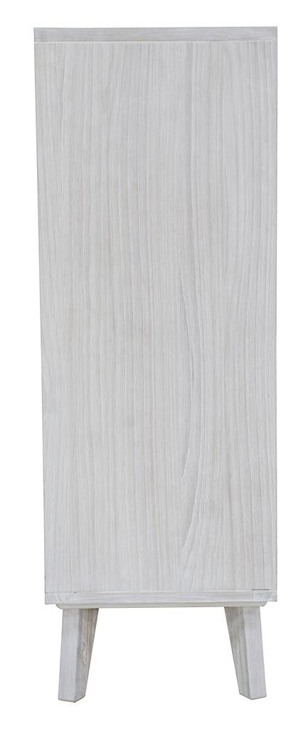 Paloma 4 Drawer Tallboy - Brushed White