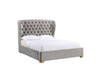 Aurora Winged Velvet Double Bed