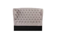 Aurora Winged Velvet Double Bed