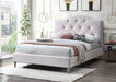 Twinkle Diamond Button Velvet Single Bed - Pink