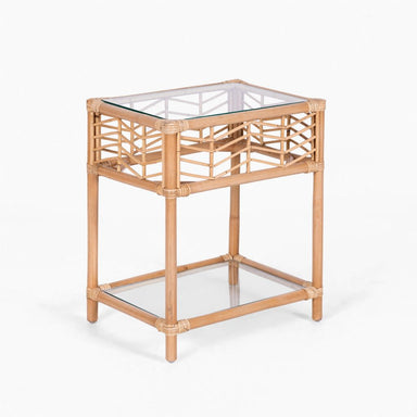 Cabana Rattan Round Bedside Table