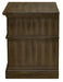 Bendigo 2 Drawer Bedside - Smoked Wood