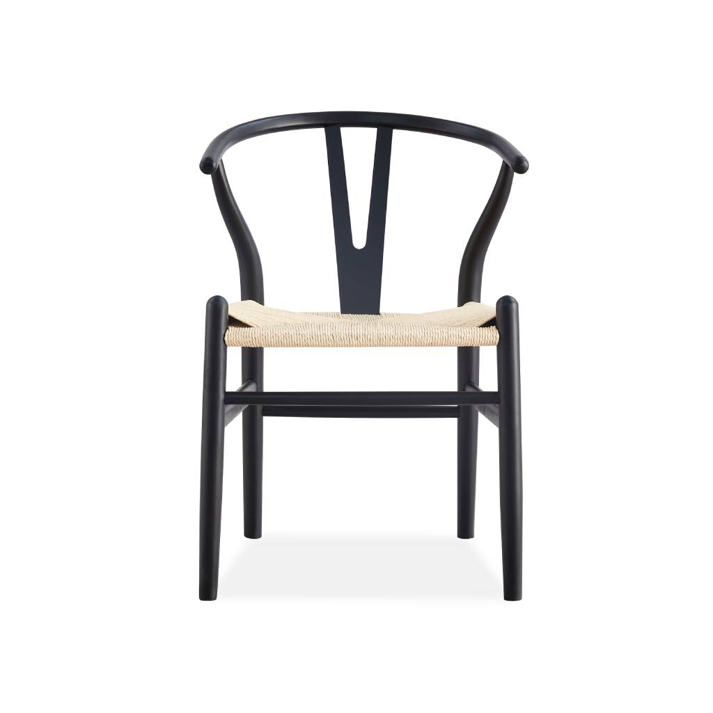 Arden Wishbone Dining Chair with Woven Seat