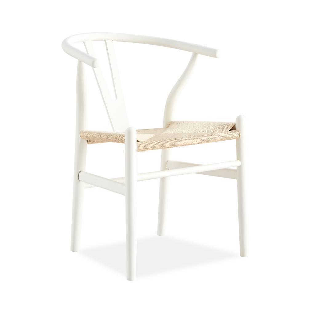 Arden Wishbone Dining Chair with Woven Seat