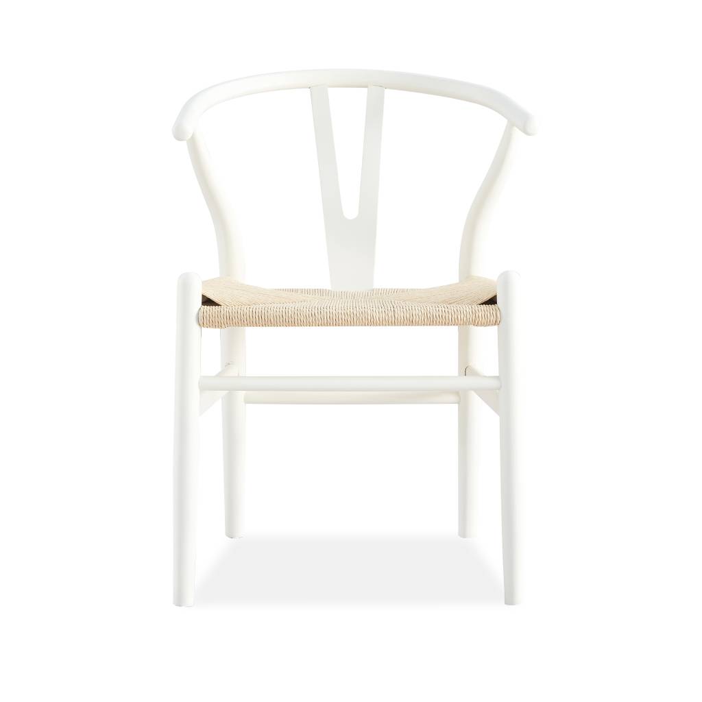 Arden Wishbone Dining Chair with Woven Seat