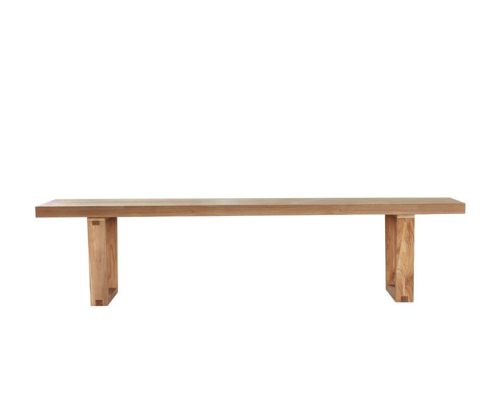 Arden Elm Bench Seat 190cm - Natural