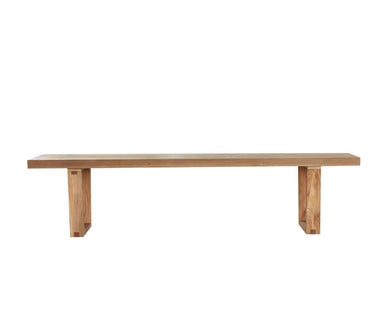 Arden Elm Bench Seat 190cm - Natural