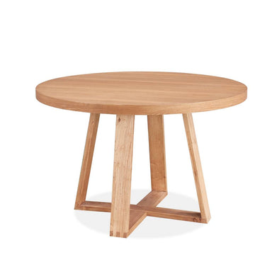 Arden Elm Round Dining Table 120cm - Natural